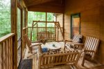 Great screened-in porch for relaxing and watching wildlife
